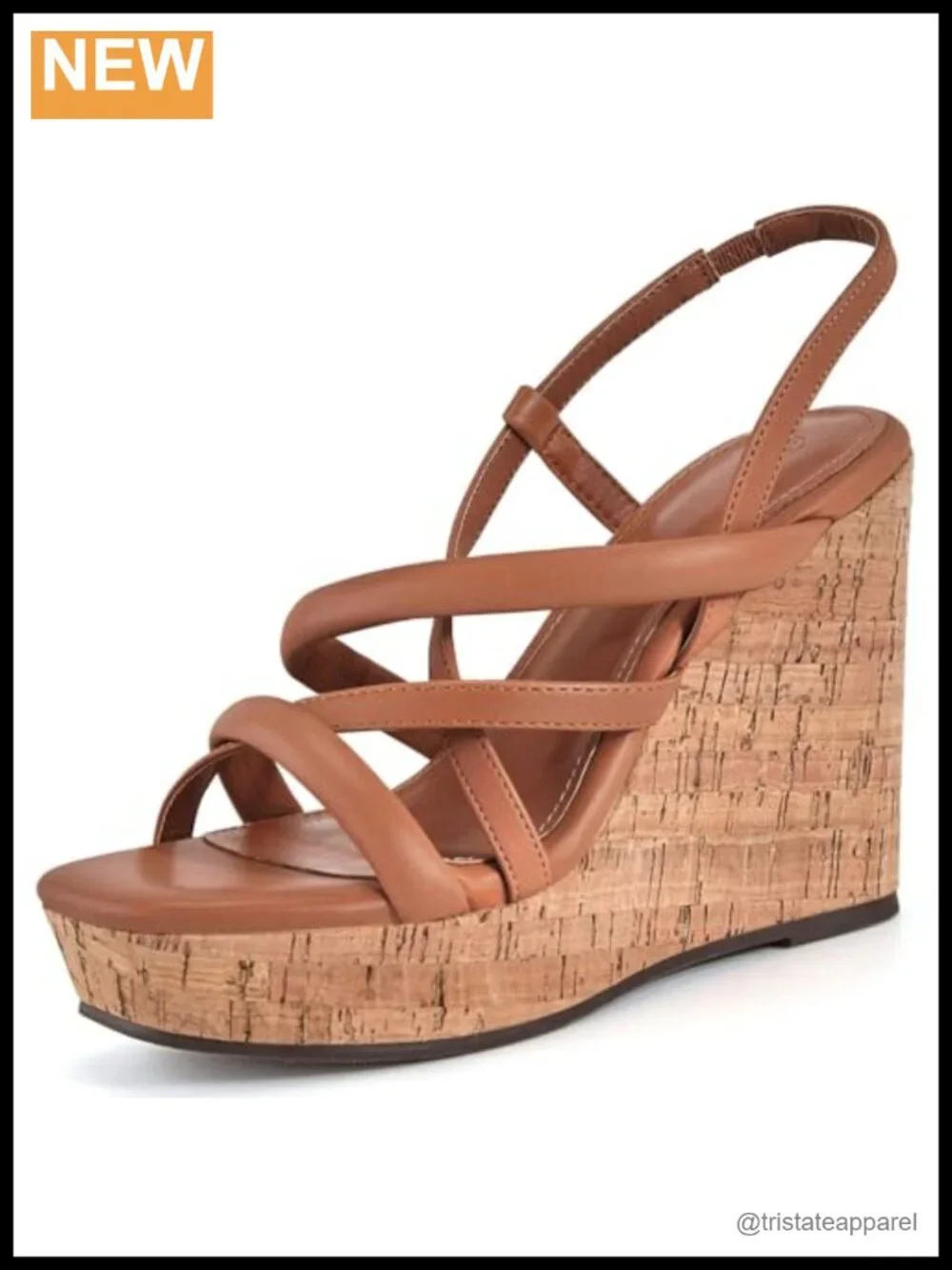 Women Platform Wedge Sandals Cork Slingback Espadrilles Heels Summer Shoes